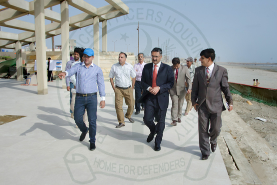 ADMINISTRATOR VISITS VARIOUS DHA SETUPS